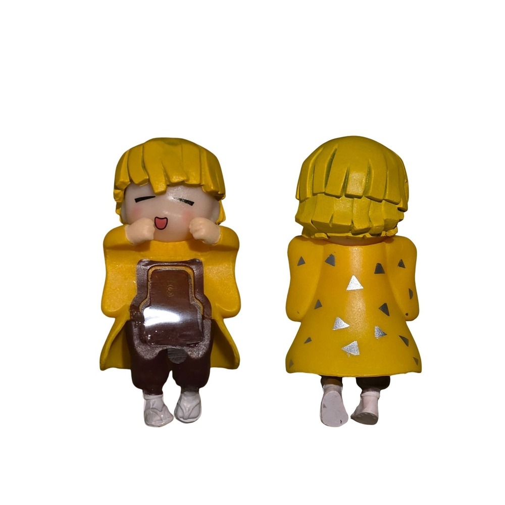 Demon Slayer Zenitsu Agatsuma Phone Buddy Monitor Buddy Phone Peeker Figurine